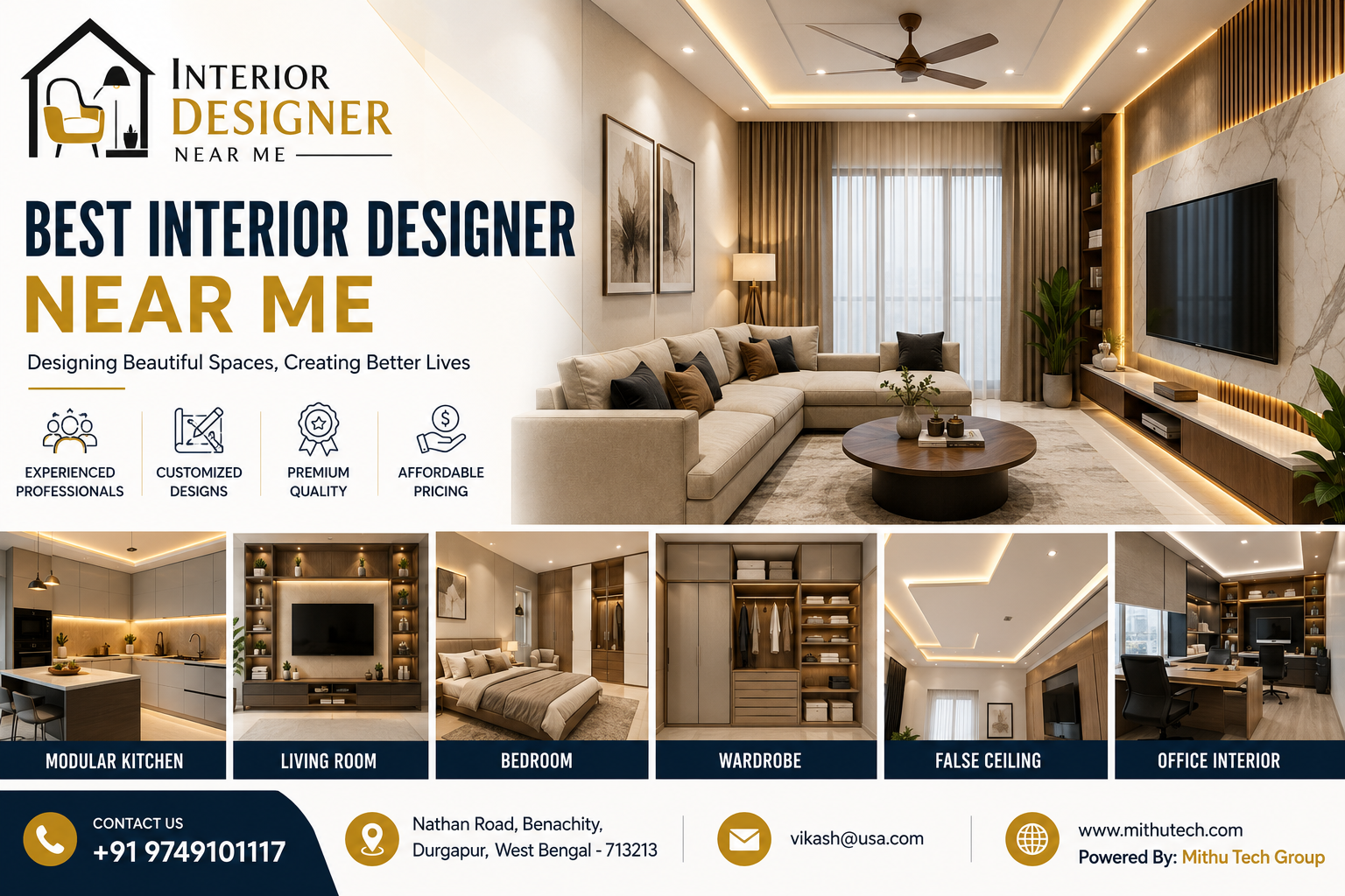 Best Interior Designer Near Me – Premium Interior Design Services by Interior Designer Near Me - 2026